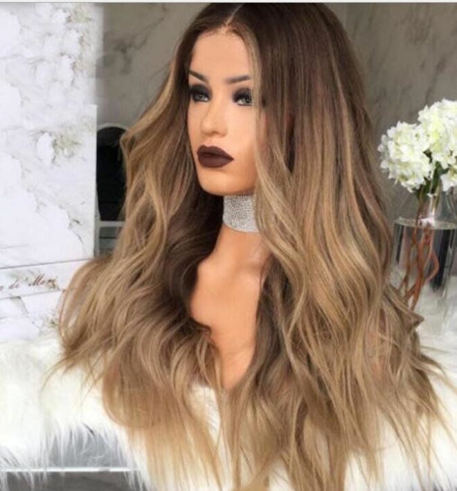 Lace Front Wigs Long Wavy Synthetic Wigs For Black Women Wig - Image 3