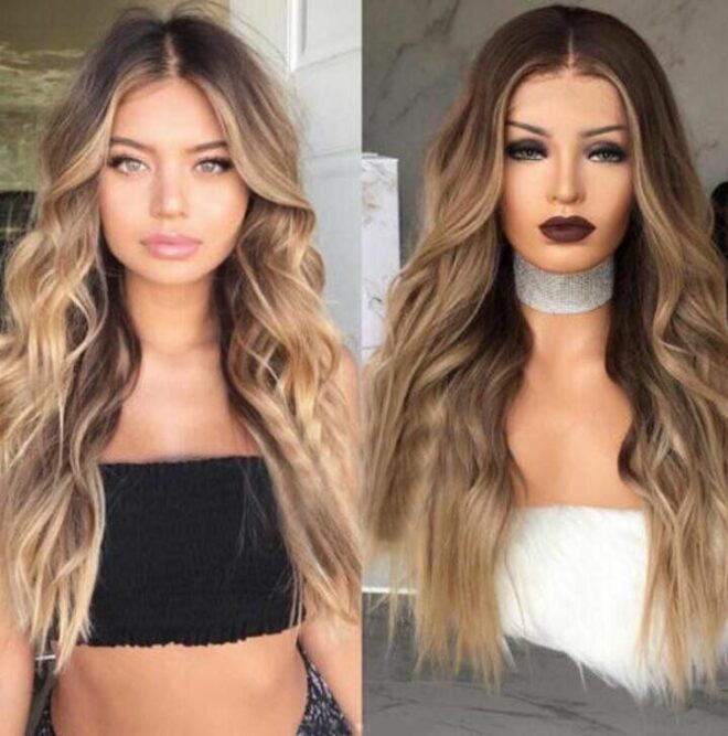 Lace Front Wigs Long Wavy Synthetic Wigs For Black Women Wig - Image 5