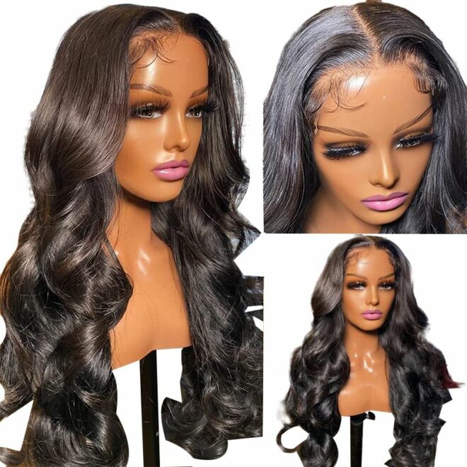 Lace Front Wigs Human Hair Pre Plucked HD Body Wave Lace Front Wigs - Image 61
