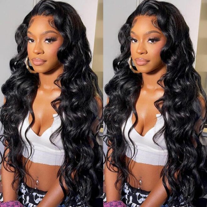 Lace Front Wigs Human Hair Pre Plucked HD Body Wave Lace Front Wigs - Image 53