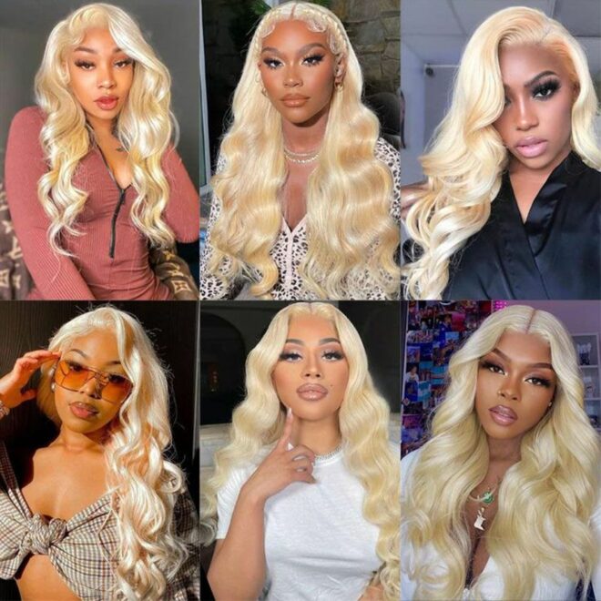 Honey Blonde Body Wave 13x6 Hd Lace Front Human Hair Wigs For Women Brazilian Lace Frontal Wig 613 13x4 Lace Frontal Wig - Image 27