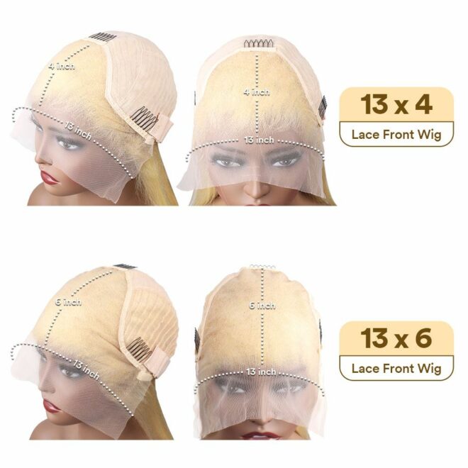 Honey Blonde Body Wave 13x6 Hd Lace Front Human Hair Wigs For Women Brazilian Lace Frontal Wig 613 13x4 Lace Frontal Wig - Image 29