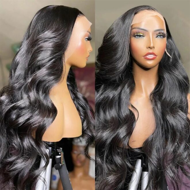HD Transparent Body Wave 13x6 13x4 Lace Front Gluless Human Hair Wigs Brazilian 30 40 Inch 360 Lace Frontal Wig For Black Women - Image 20