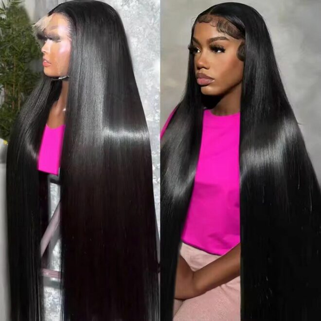 Human Hair 200 Density Body Wave HD Lace Front Wigs Human Hair Pre Plucked Natural Color Glueless Wig 100% Virgin Human Hair Lace Front Wigs for Women - Image 6