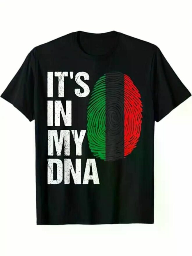 It's my DNA Pride African American flag black Liberation T-Shirt, 100% Cotton, Halloween Thanksgiving Christmas Gift