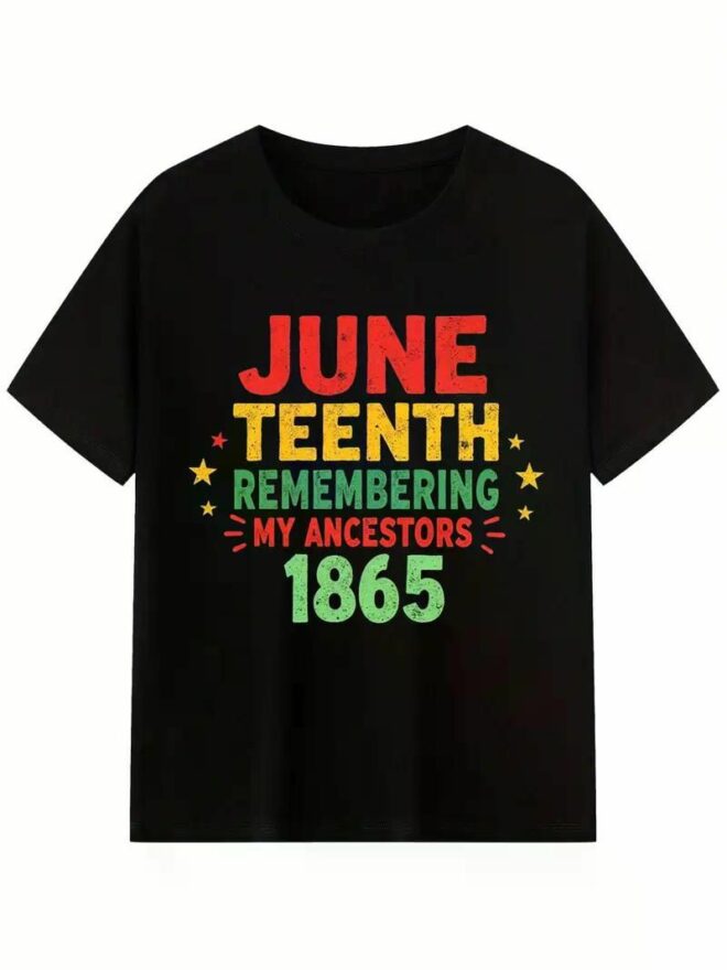 Juneteenth 1865 Freedom Day T-Shirt - Men's & Women's African American Celebration Tee, Pure Cotton, Short Sleeve, Regular Fit - Image 31