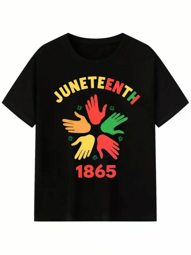 Juneteenth 1865 Freedom Day T-Shirt - Men's & Women's African American Celebration Tee, Short Sleeve, Pure Cotton, Regular Fit - Image 31