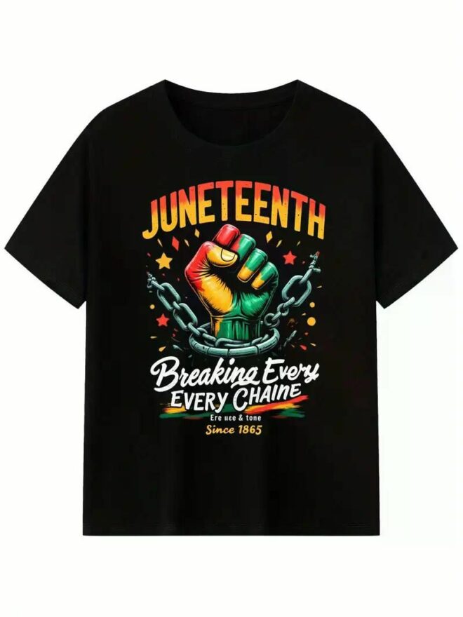 Juneteenth T-shirt Women's Men's African American Freedom 1865 Novelty T-shirt, Men's T-shirt, short sleeve - Image 25