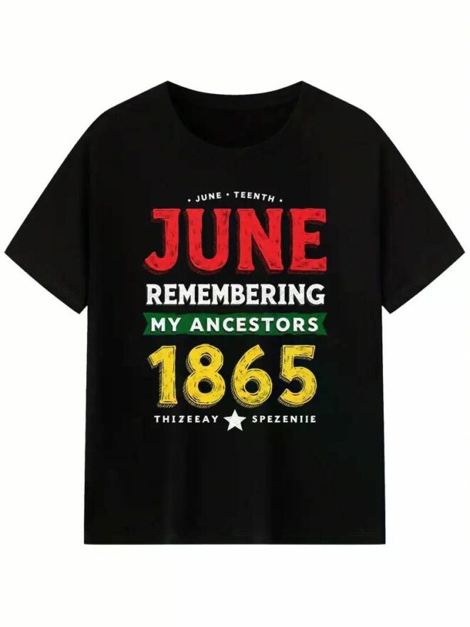 Juneteenth T-shirt Women'S Men'S African American Freedom 1865 Novelty T-shirt, Men'S T-shirt, short sleeve - Image 25