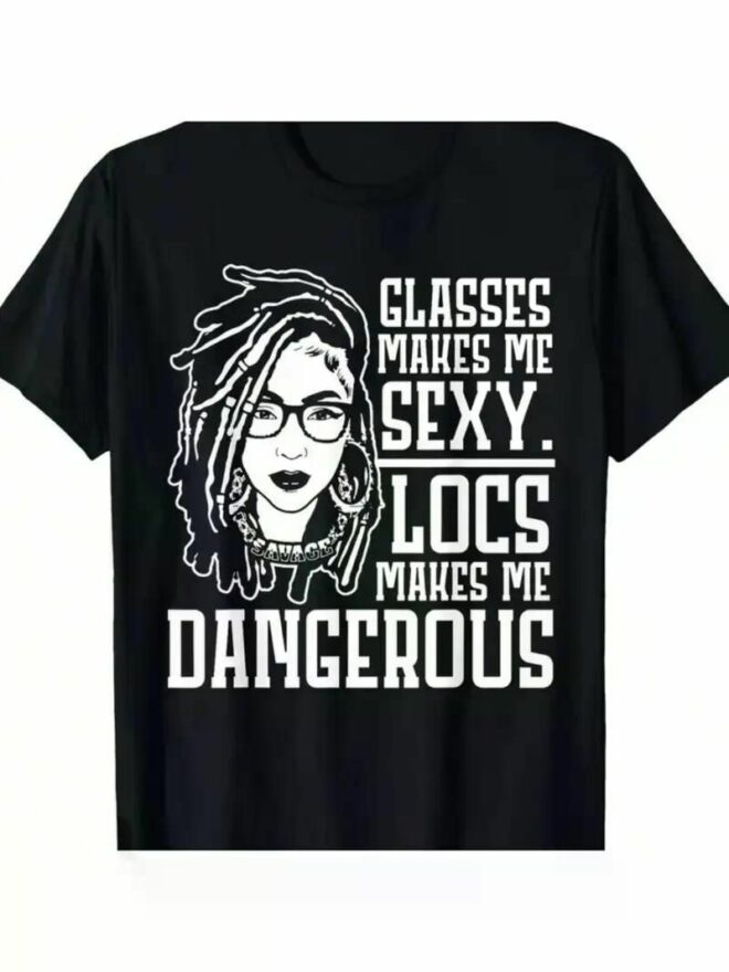 Locs Make Me Dangerous Afro Hair Black American African Men'S Summer Casual T-Shirt, - Image 25