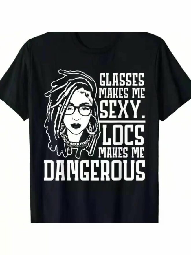 Locs Make Me Dangerous Afro Hair Black American African Men'S Summer Casual T-Shirt, - Image 31