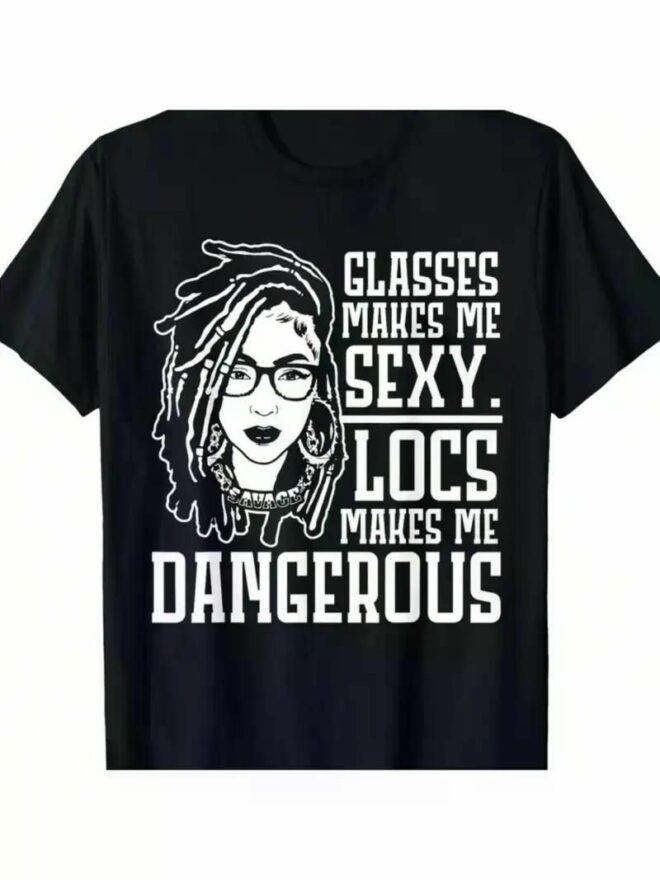 Locs Make Me Dangerous Afro Hair Black American African Men'S Summer Casual T-Shirt, - Image 19