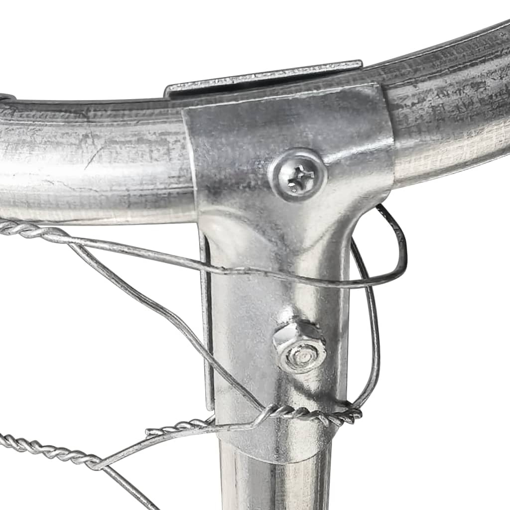 Outdoor Dog Kennel with Roof 78.7"x78.7"x59.1" - Image 8