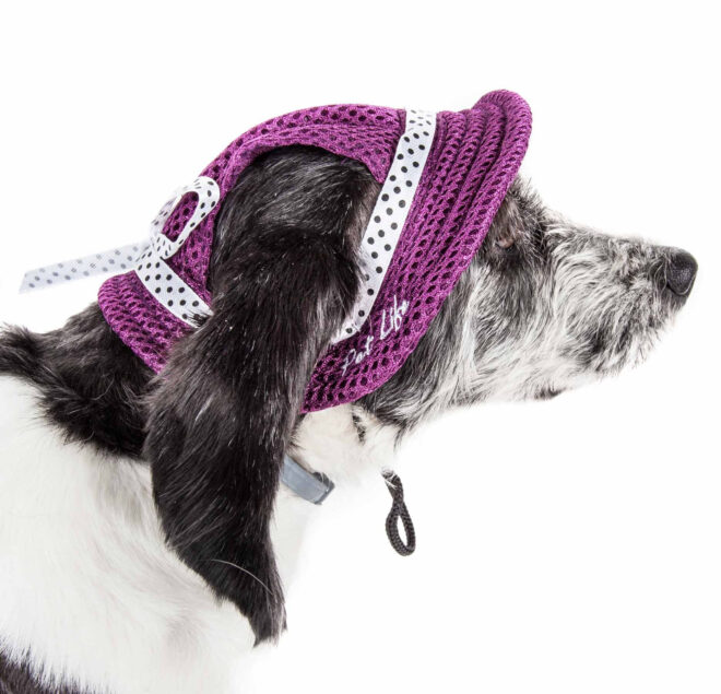 Pet Life 'Sea Spot Sun' Uv Protectant Adjustable Fashion Mesh Brimmed Dog Hat Cap - Image 33