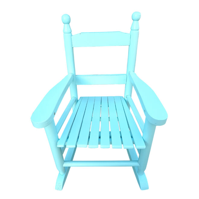 Children's rocking light Light Blue chair- Indoor or Outdoor -Suitable for kids-Durable - Image 2