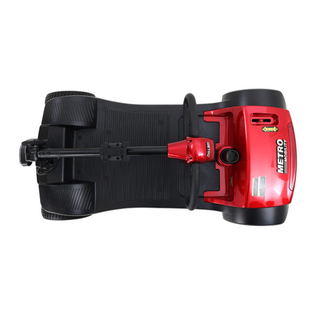 MAX SPORT RED 4 Wheels Outdoor Compact Mobility Scooter with 2pcs*12AH Lead acid Battery - Image 14