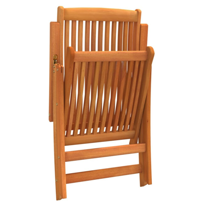 Folding Patio Chairs 2 pcs Solid Wood Eucalyptus - Image 6