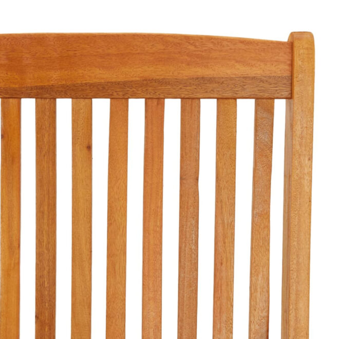Folding Patio Chairs 2 pcs Solid Wood Eucalyptus - Image 9