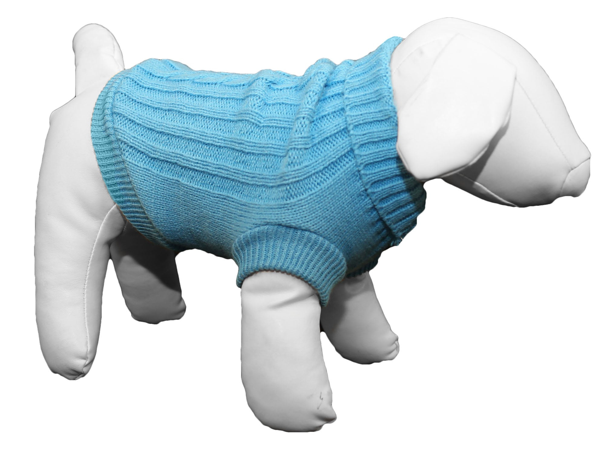 Heavy Cotton Rib-Collared Pet Sweater - Image 14