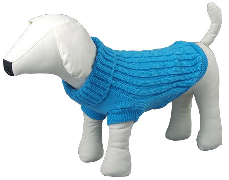 Heavy Cotton Rib-Collared Pet Sweater - Image 7