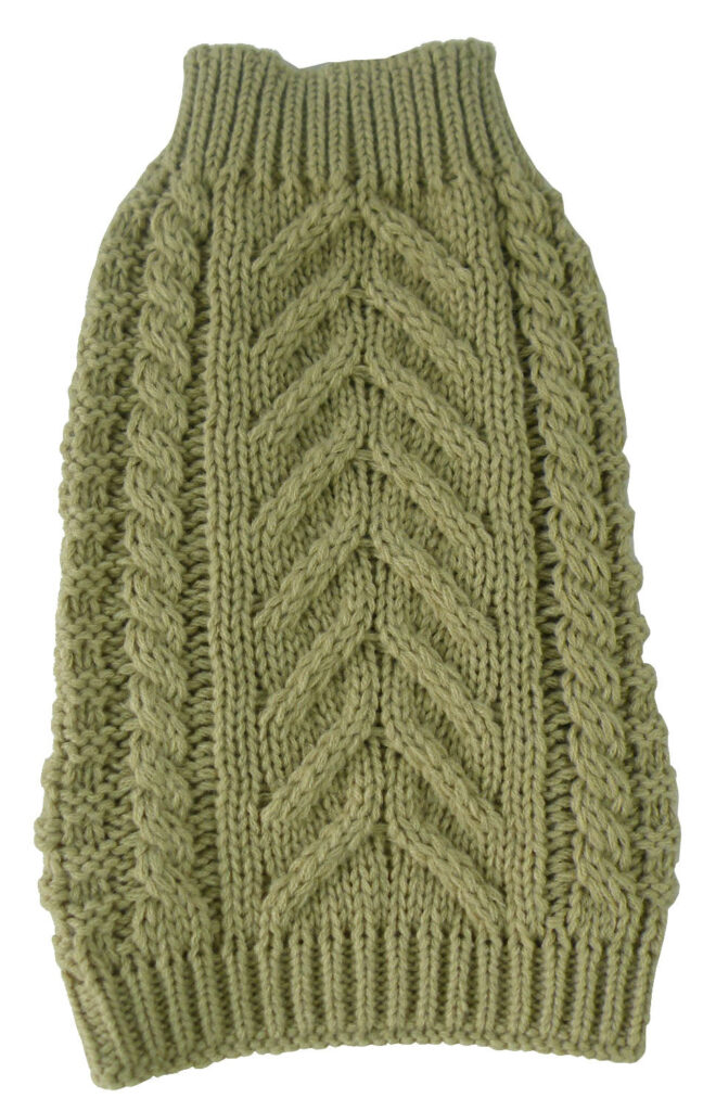 Swivel-Swirl Knitted Designer Dog Sweater - Image 7