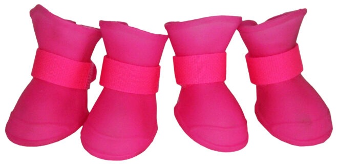 Elastic Protective Multi-Usage All-Terrain Rubberized Dog Shoes - Image 3