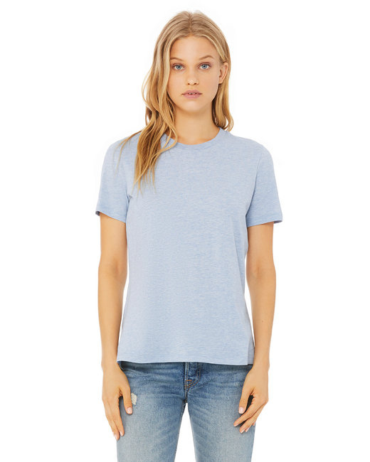 Ladies' Relaxed Heather CVC Short-Sleeve T-Shirt - ATHLETIC HEATHER - S - Image 25