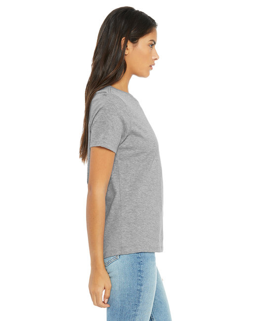 Ladies' Relaxed Heather CVC Short-Sleeve T-Shirt - ATHLETIC HEATHER - S - Image 15