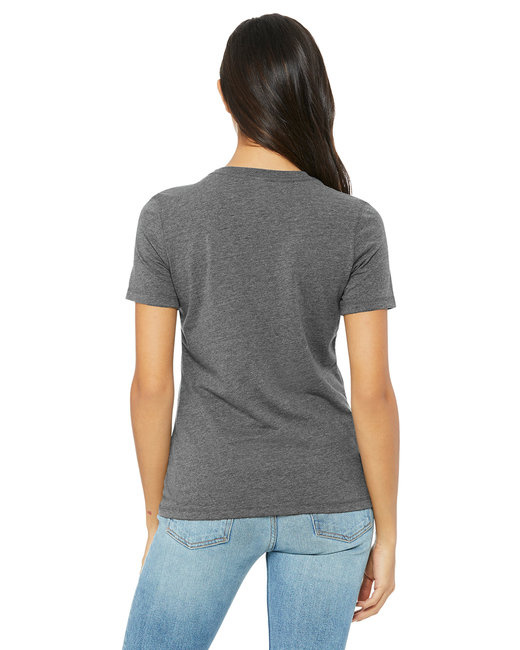 Ladies' Relaxed Heather CVC Short-Sleeve T-Shirt - ATHLETIC HEATHER - S - Image 86