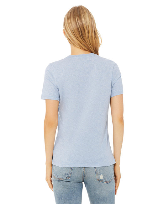 Ladies' Relaxed Heather CVC Short-Sleeve T-Shirt - ATHLETIC HEATHER - S - Image 5