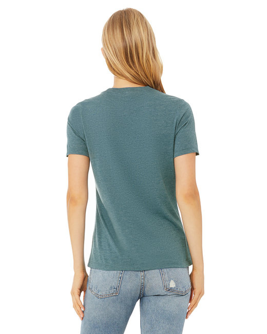 Ladies' Relaxed Heather CVC Short-Sleeve T-Shirt - ATHLETIC HEATHER - S - Image 8