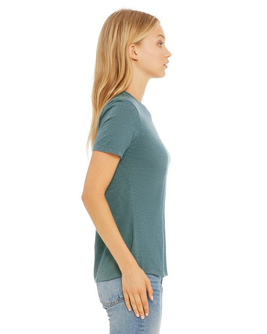 Ladies' Relaxed Heather CVC Short-Sleeve T-Shirt - ATHLETIC HEATHER - S - Image 9