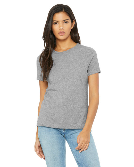 Ladies' Relaxed Heather CVC Short-Sleeve T-Shirt - ATHLETIC HEATHER - S - Image 235
