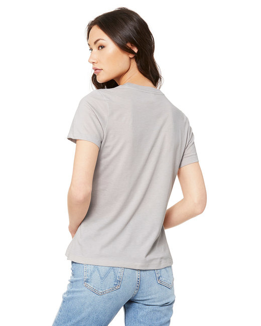 Ladies' Relaxed Heather CVC Short-Sleeve T-Shirt - ATHLETIC HEATHER - S - Image 164