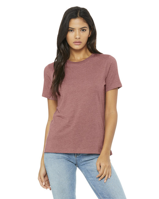 Ladies' Relaxed Heather CVC Short-Sleeve T-Shirt - ATHLETIC HEATHER - S - Image 250