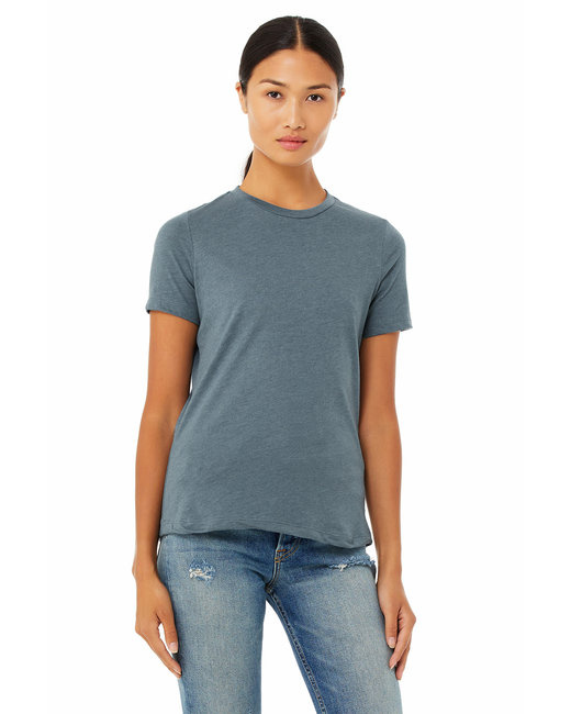 Ladies' Relaxed Heather CVC Short-Sleeve T-Shirt - ATHLETIC HEATHER - S - Image 208