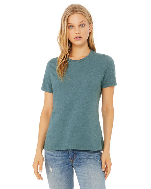 Ladies' Relaxed Heather CVC Short-Sleeve T-Shirt - ATHLETIC HEATHER - S - Image 139