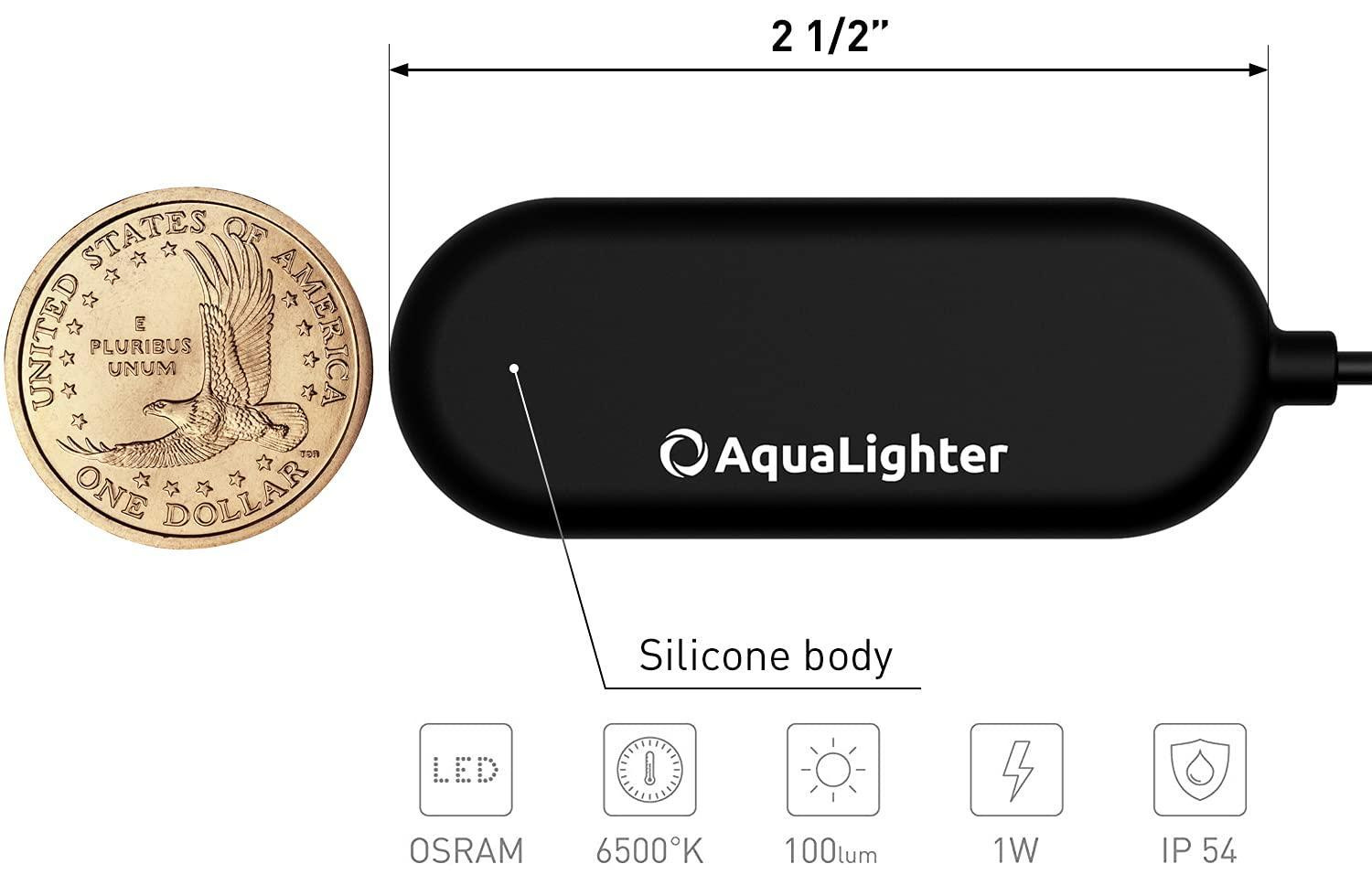 Black Fish Tank Light Clip On Aquarium Light for Plants LED Flexible Lamp for Freshwater Nano Aquarium Light 3 Gallon - Image 3