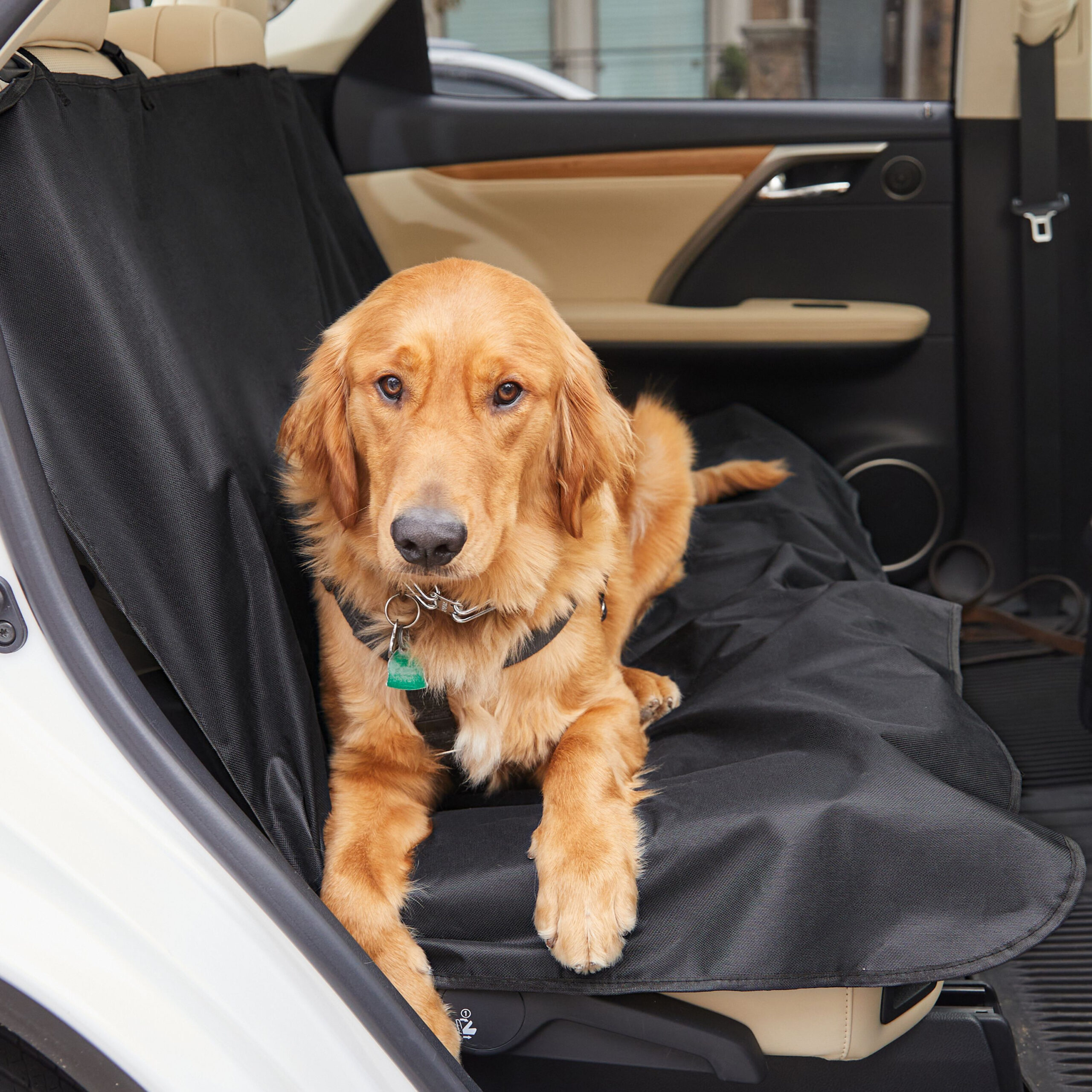 Precious Tails Co-Pilot Waterproof Car Seat Bench Cover - Image 2