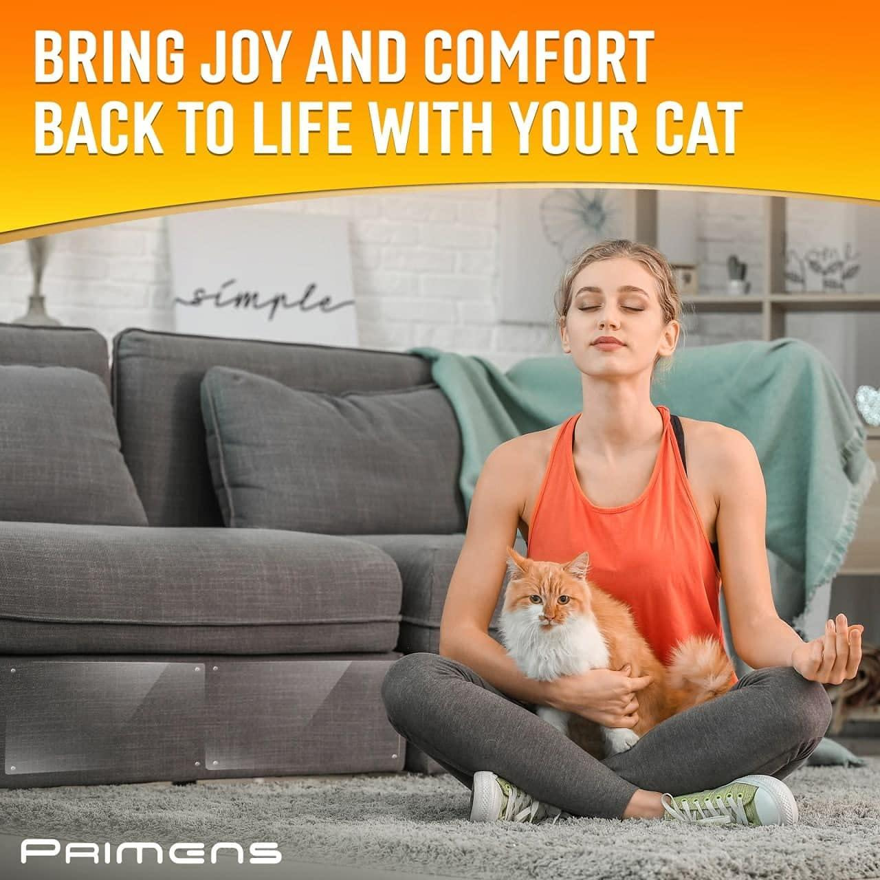 Heavy Duty Cat Scratch Deterrent Furniture Protectors for Sofa Doors Clear Couch Protectors 20 Sheets - Image 6