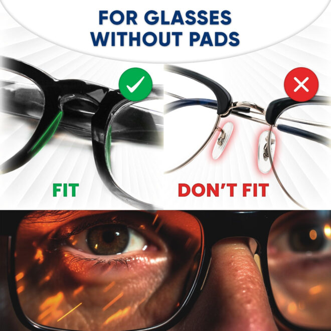 Eyeglass Nose Pads Anti Slip Eye Glasses Nose Pad 1 mm Silicone Nose Bridge 6 Pairs - Image 5
