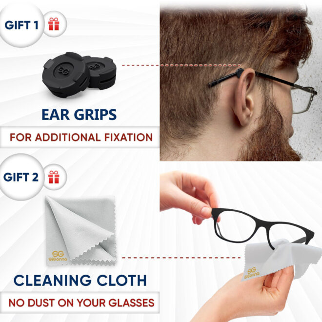 Eyeglass Nose Pads Anti Slip Eye Glasses Nose Pad 1 mm Silicone Nose Bridge 6 Pairs - Image 6