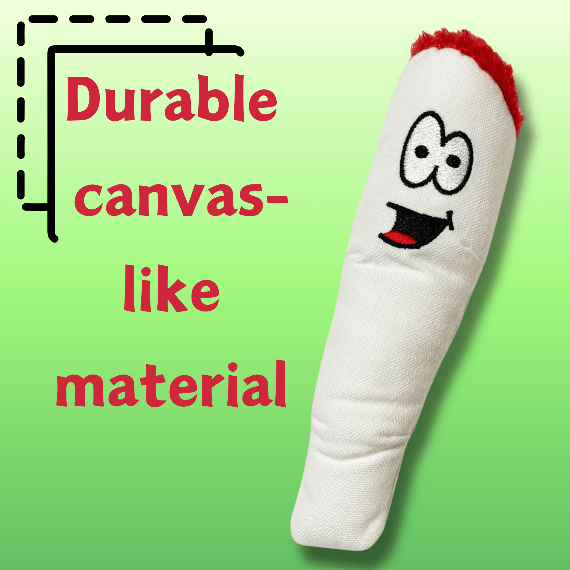 My Name is Jay, Cute Stuffed Parody Joint Dog Toy, Funny Squeaky Weed Toy, Cool Plush Novelty 420 Gift for Pets & Their Owners, Sized for Puppies & Small, Medium & Large Breeds, Fetch & a Photo Prop - Image 5