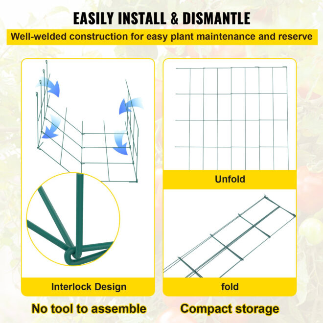 PVC-Coated Steel Towers for Climbing Vegetables, Plants, Flowers, Fruits - Image 6