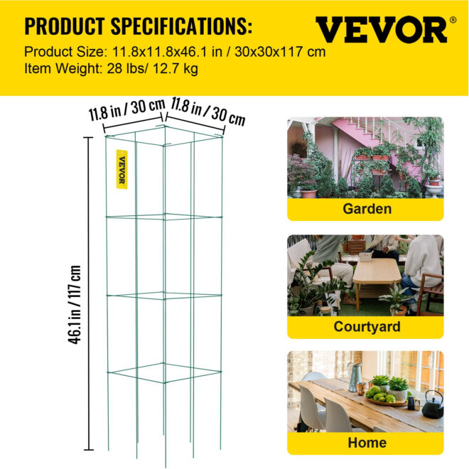 PVC-Coated Steel Towers for Climbing Vegetables, Plants, Flowers, Fruits - Image 7