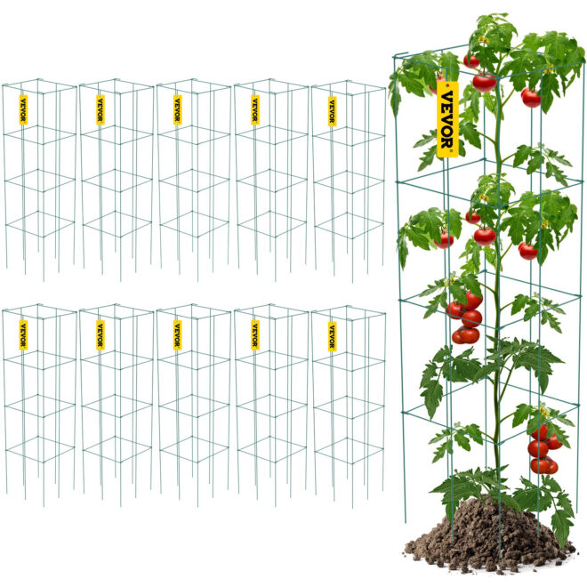 PVC-Coated Steel Towers for Climbing Vegetables, Plants, Flowers, Fruits