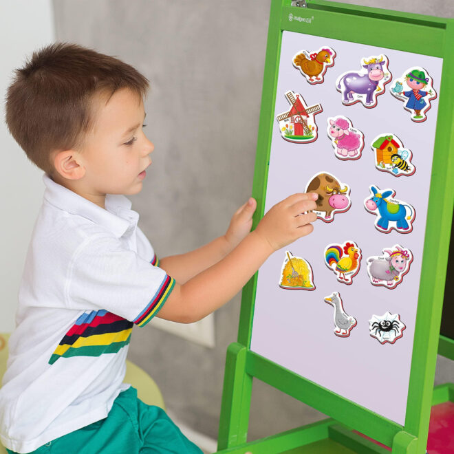 27 Foam Fridge Magnets for Toddlers 3 years Farm Animals Magnets for Kids - Image 3