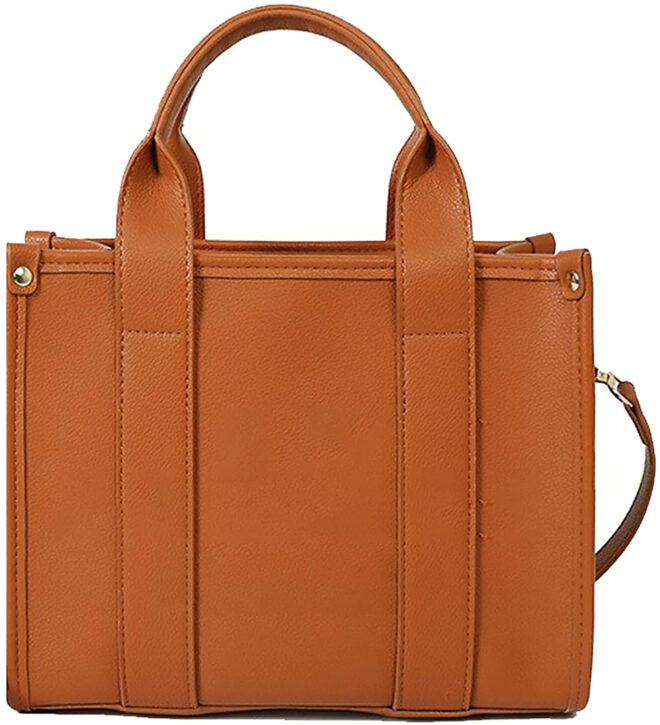 Roecytu PU Tote Bag for Women Simple Large-capacity Tote Bag Crossbody Tote Bag Messenger bag Handbag Zipper Fashion Tote Bag - Image 40