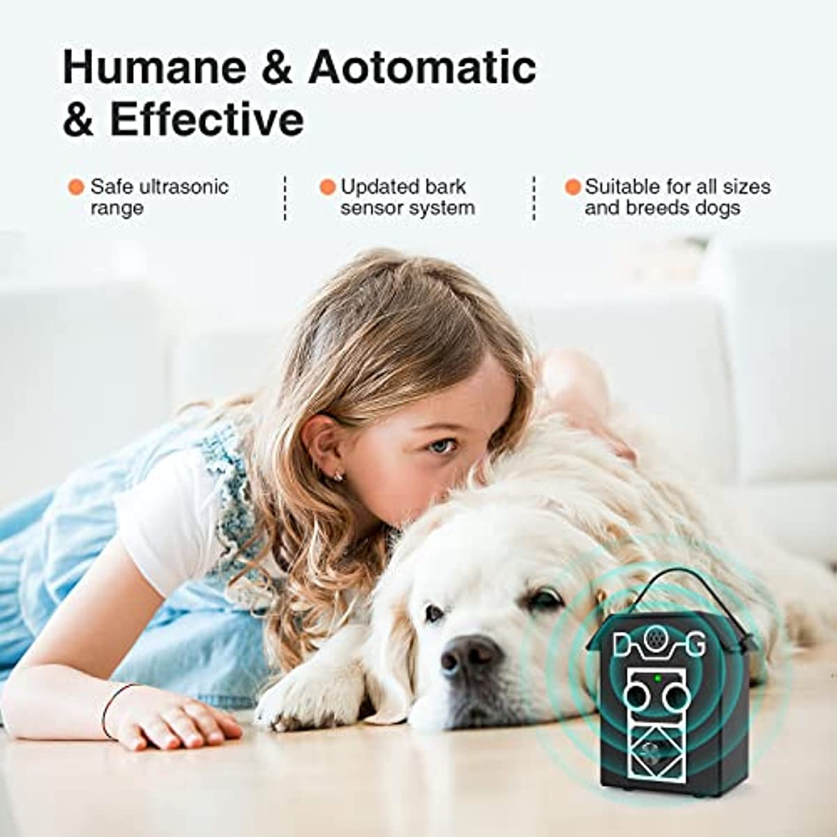 Anti Barking Device; 55Ft Auto Dog Barking Control Devices; 3 Sensitivities; Ultrasonic Stop Dog Barking Device Pet Gentle Anti Dogs Barkin Indoor Outdoor - Image 3