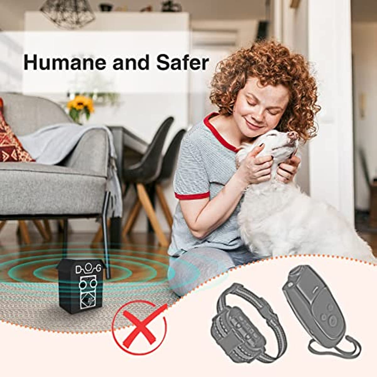Anti Barking Device; 55Ft Auto Dog Barking Control Devices; 3 Sensitivities; Ultrasonic Stop Dog Barking Device Pet Gentle Anti Dogs Barkin Indoor Outdoor - Image 7